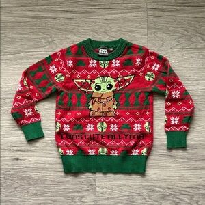 Star Wars Green and Red Sweater